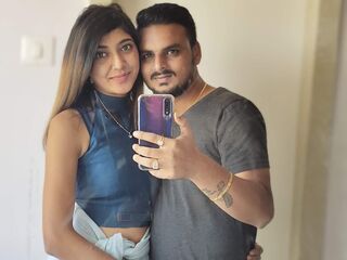 SaniyaRohit - LiveJasmin Blowjob Cumshot Deepthroat Couple 